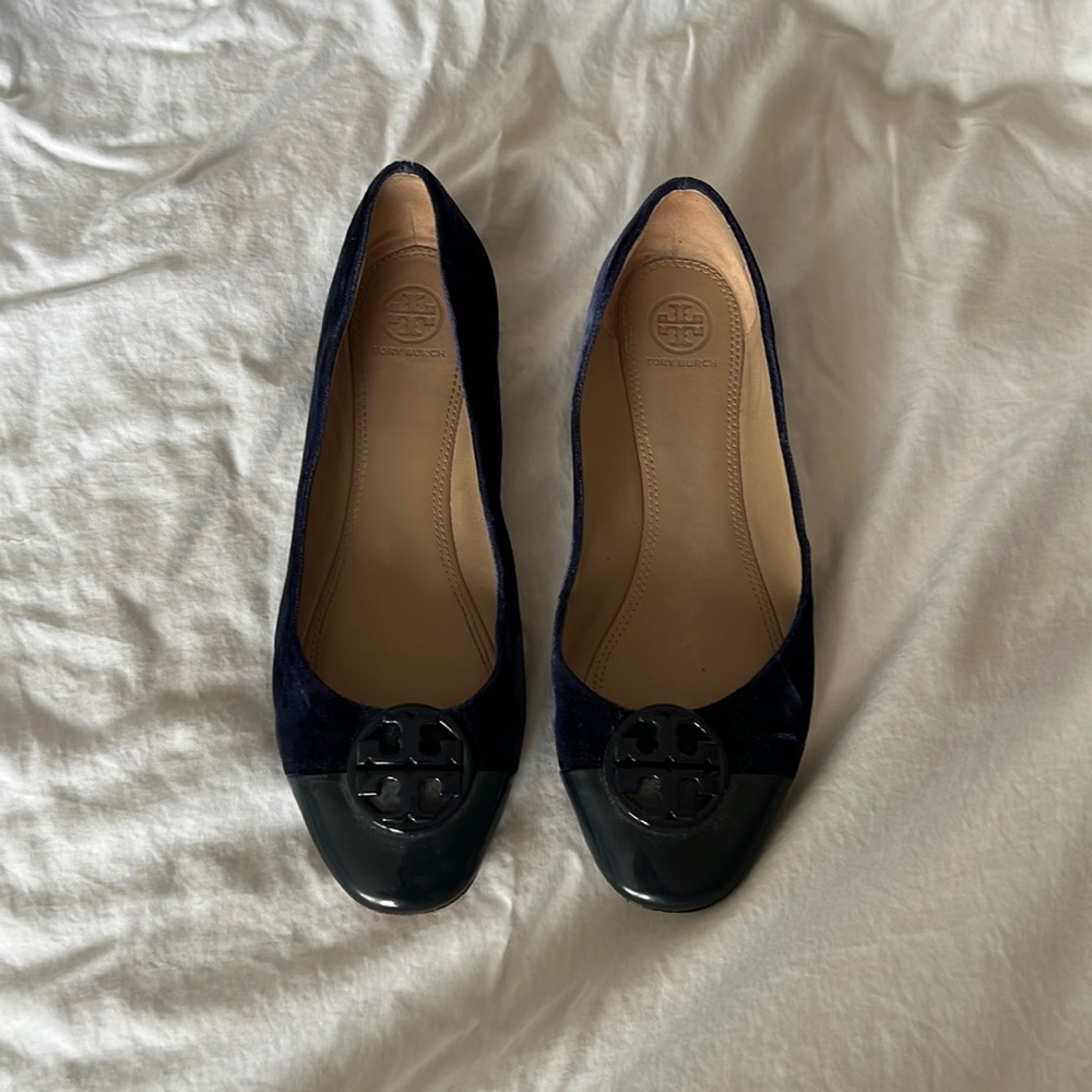 Tory Burch Velvet Ballet Flats